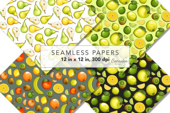 Download Fruits Seamless Pattern - Seamless pattern Collection