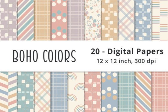 Download Pastel Boho Colored Background Patterns - Background patterns Collection