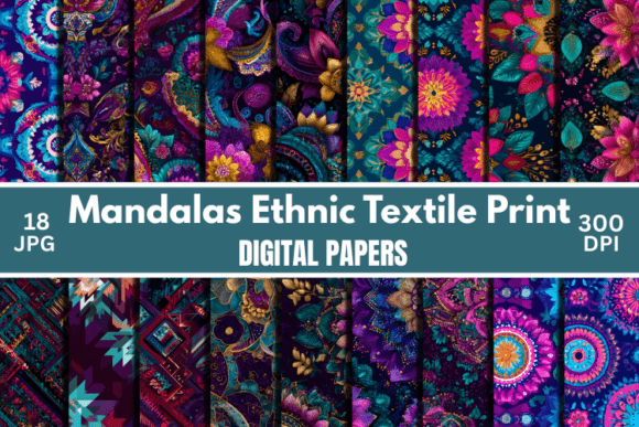 Download Ethnic Textile Print Seamless Pattern - Seamless pattern Collection