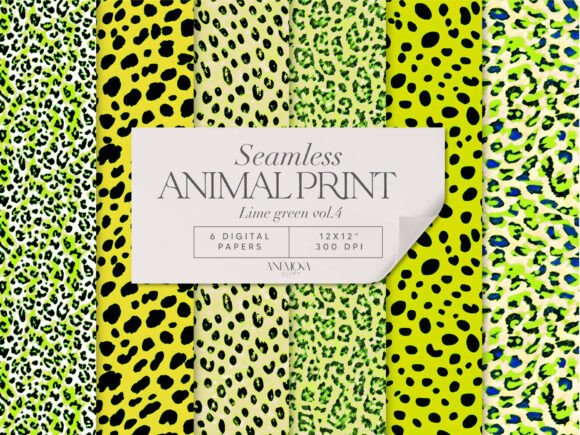 Download Lime Green Safari Animal Print Paper - Safari animal print Collection