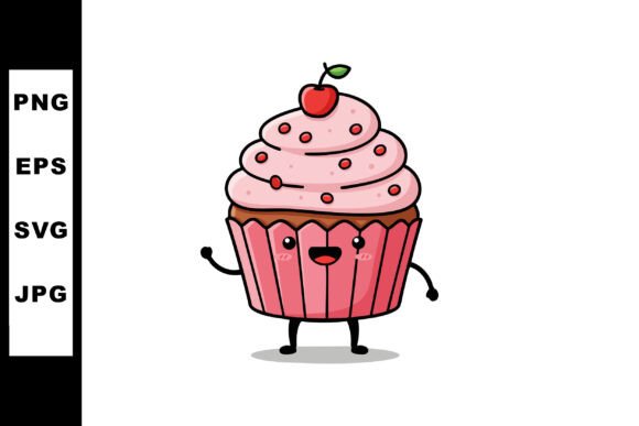 Download Cute Pink Cupcake with Cherry on Top Car - Cup Collection
