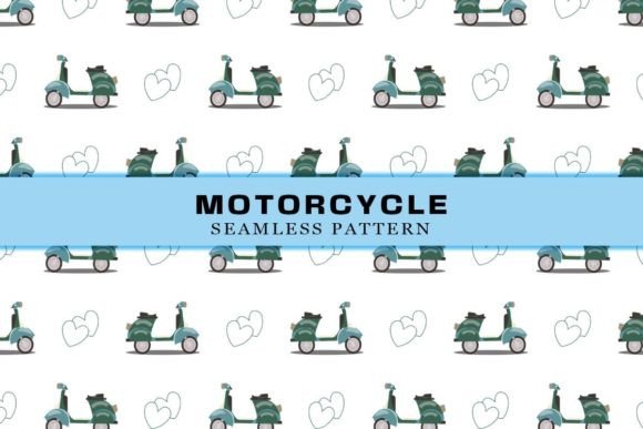 Download Motorcycle Seamless Pattern - Seamless pattern Collection