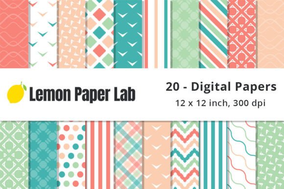 Download Coral and Teal Background Patterns - Background patterns Collection