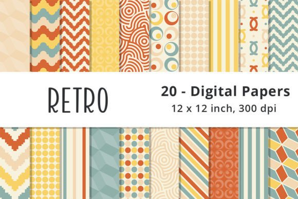 Download Retro Digital Paper Background Patterns - Background patterns Collection