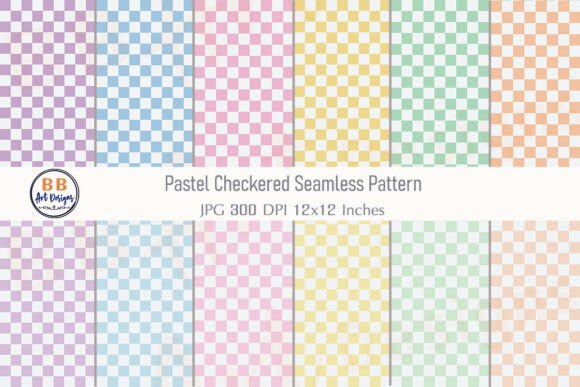 Download Pastel Checkered Seamless Pattern Paper - Seamless pattern Collection