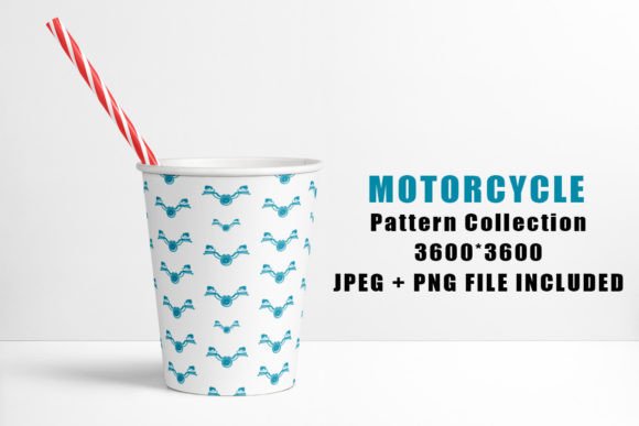 Download Motorcycle 10 Seamless Pattern Bundle - Seamless pattern Collection