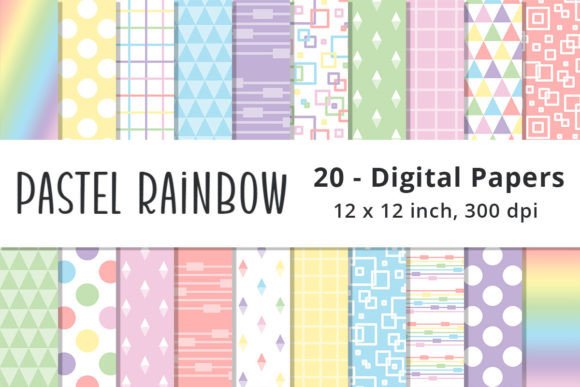 Download Pastel Rainbow Color Background Patterns - Background patterns Collection