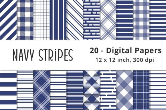 Download Navy Blue Stripes Background Patterns - Background patterns Collection