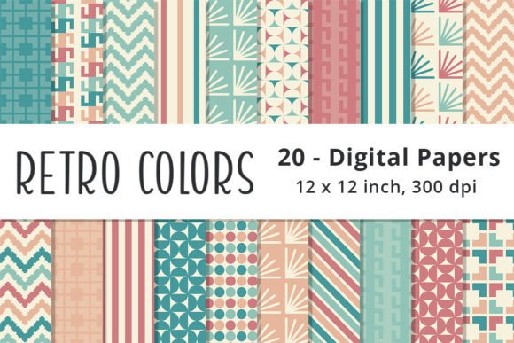 Download Retro Digital Paper Background Patterns - Background patterns Collection