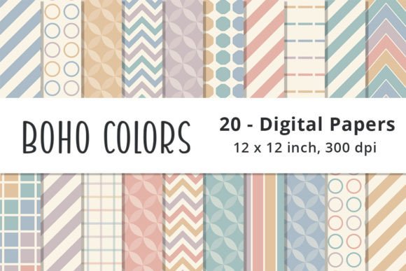 Download Pastel Boho Colors Background Patterns - Background patterns Collection