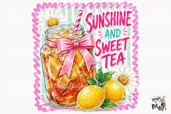 Download Sunshine Sweet Tea Summer PNG - Sweet Collection