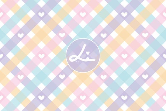Download Gingham Plaids Hearts Seamless Pattern - Seamless pattern Collection