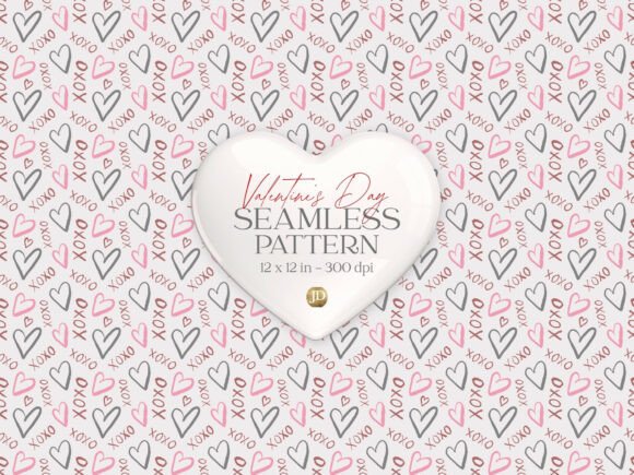 Download Pink Valentine's Day Seamless Pattern - Seamless pattern Collection