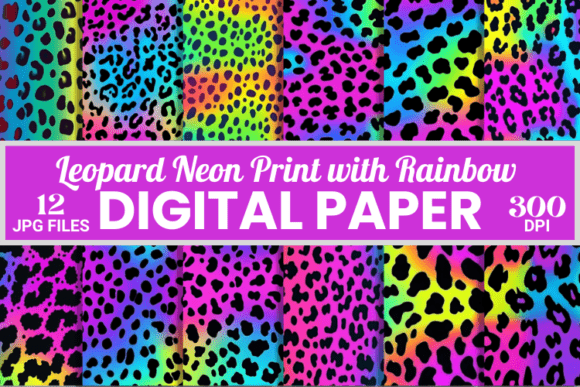 Download Leopard Neon Animal Print Background - Animal print background Collection